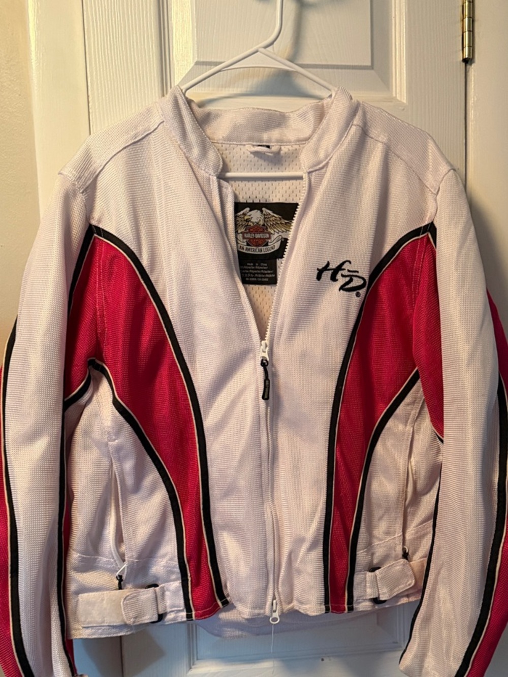 Harley‑Davidson White and Pink Women's Utility Jacket
